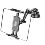 Βάση κινητού/tablet αυτοκινήτου με ρυθμιζόμενους γάντζους, μαύρη