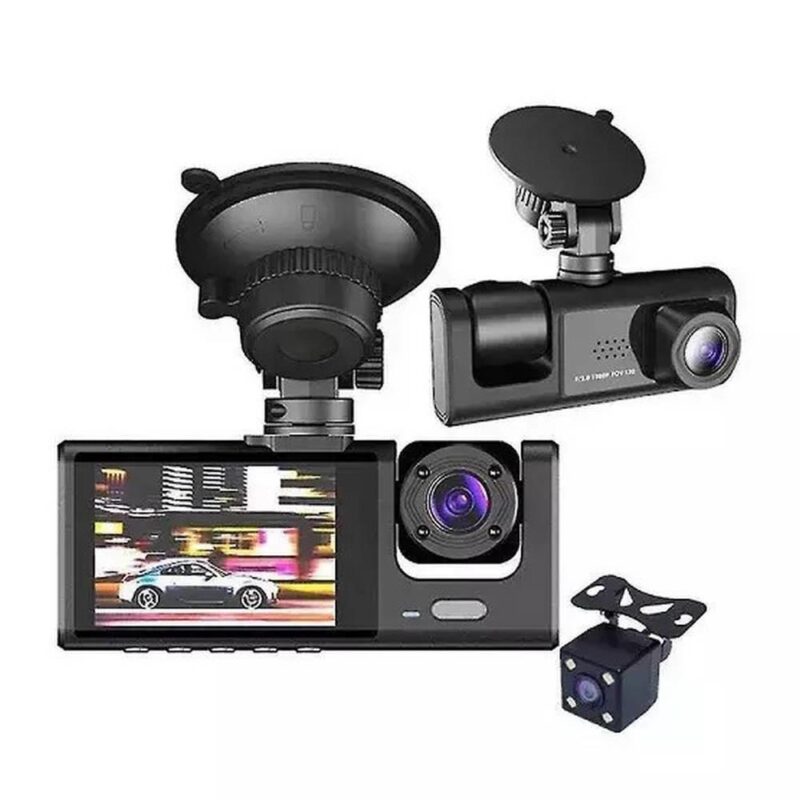 Black Box Κάμερα DVR αυτοκινήτου 1080P με οθόνη για παρμπρίζ με βεντούζα