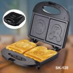 Τοστιέρα για 2 σάντουιτς με σχέδια 750W Sokany SK-128