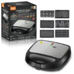 Τοστιέρα 6 σε 1 με αποσπώμενες πλάκες 850W RAF R541 - Image 3