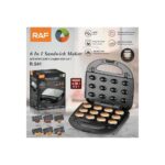 Τοστιέρα 6 σε 1 με αποσπώμενες πλάκες 850W RAF R541
