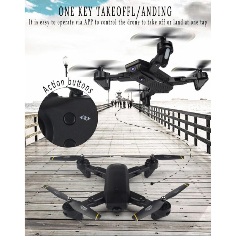 Drone με κάμερα 480p και χειριστήριο, συμβατό με γυαλιά FPV - Image 3