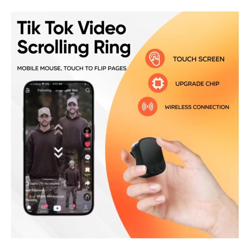 Μίνι Bluetooth τηλεχειριστήριο με δακτύλιο αφής για iPhone, Android και iPad - Image 4