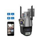 Jortan JT-9687 IP Dual Κάμερα παρακολούθησης Wi-Fi Full HD 1080p αδιάβροχη με αμφίδρομη επικοινωνία - Image 2