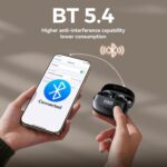 Joyroom JR-BB3 In-ear Bluetooth Handsfree ακουστικά με αντοχή στον ιδρώτα και θήκη φόρτισης Μαύρα - Image 6