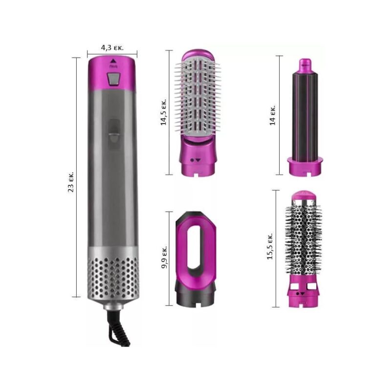 Ηλεκτρική Βούρτσα μαλλιών 5in1 1000W - Image 3