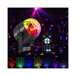 Party Light 10PCB Διακοσμητικό φωτιστικό με φωτισμό RGB Party Light LED και τηλεχειριστήριο σε μαύρο χρώμα - Image 2